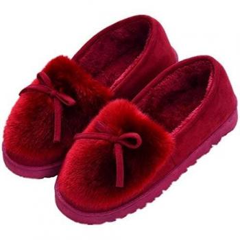 Mujer Zapatillas de Estar Invierno casa Cerradas Calienta con Comodidad Pantuflas