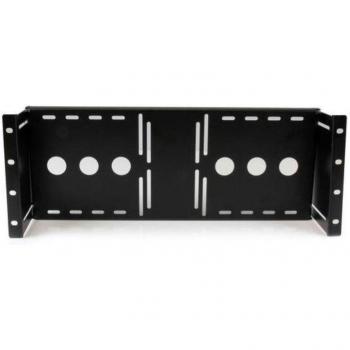 StarTech.com 4U Universal VESA LCD Monitor Mounting Bracket for 19 Rack or Cabinet (RKLCDBK)