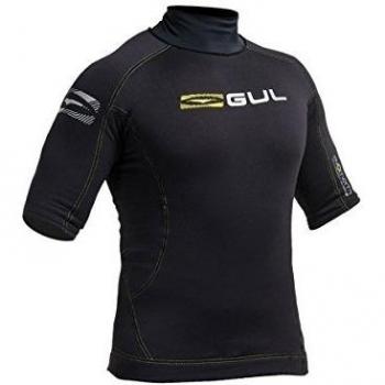 Gul Evotherm Flatlock Short Sleeve Rashguard 2017 - Black/Black XL