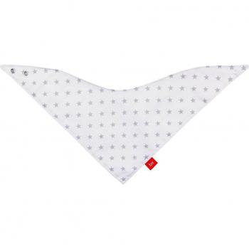 Cambrass Tri Be Stern - Babero bandana, 36.5 x 18 cm, color gris