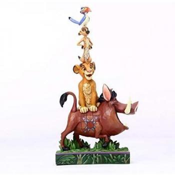 Disney Traditions, Figura de Pumba, Timón y Simba de El Rey León, para coleccionar, Enesco