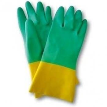 GUANTE DE TRABAJO BICOLOR LATEX TALLA 9 JUBA