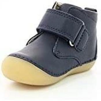 Kickers Sabio Baby Boots - First Steps Velcro Closure, Comfortable and Supportive in Navy Blue