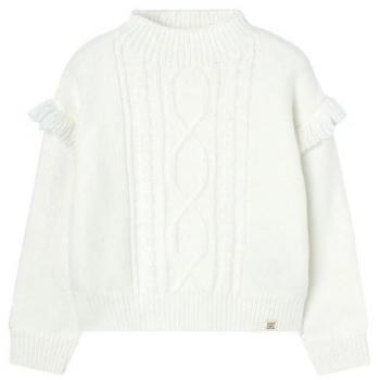 Boboli Jersey de niña con flecos y detalles trenzados