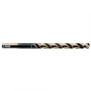 Izar 25821 Broca Mango Cilíndrico Multi Inox, Serie Corta, HSSE 5% Co, Negra + Oro, 1021, DIN 338 W, 10.50 mm Diámetro Corte