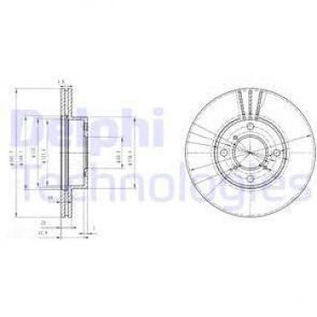 Disco de freno DELPHI BG3341