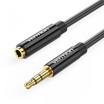 Cable Estéreo Vention BBZBD Jack 3.5 Macho - Jack 3.5 Hembra 50cm Negro