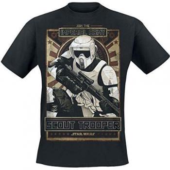 Star Wars Episode 6 - The Return of The Jedi - Imperial Army Hombre Camiseta Negro XL