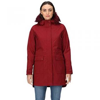 Chaqueta Parka Impermeable Aislante para Mujer Regatta Sabinka Color Burdeos, Talla 10