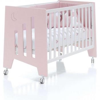 Cuna de colecho 5 en 1 Alondra Omni (60 x 120 cm) rosa