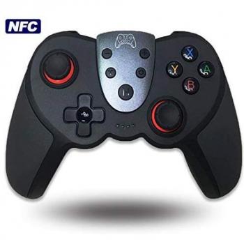 Mando para Nintendo Switch con Función NFC Amiibo, Maegoo Bluetooth Mando Inalámbrico Nintendo Switch Pro Mando Controlador Gamepad Joypad Joystick Soporte Turbo / 6-Axis Gyro y Dual Vibration