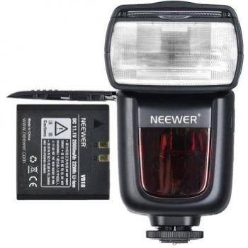 Neewer TT860 *BATERIA DE LI-ION* Speedlight Flash E TTL Flash de Cámara para Canon 5D Mark 2 3 6D 7D 70D 60D 50D Digital Rebel T3 SL1 T5i T4i T3i Xti XT / EOS 1100D 100D 700D 650D 600D 400D 350D y otras cámaras digitales Canon SLR-650 Carga Completa POP