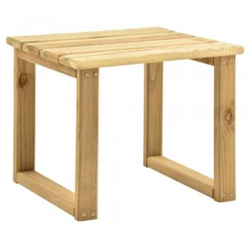 Mesa de tumbona de madera de pino impregnada