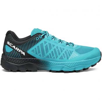 Zapatillas de trail Scarpa Spin Ultra Hombre Azure-Black ARS6 Vel, color azul celeste y negro, talla 44