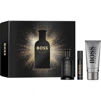 Boss Bottled Parfum Gift Set 100ml Eau De Parfum + 100ml Shower Gel + 10ml Eau De Parfum