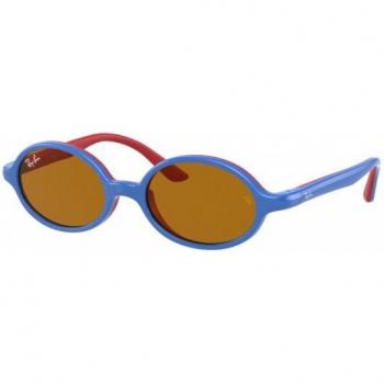 Ray-Ban Kids RJ9145S 7084/3 Round Sunglasses Blue Size 42