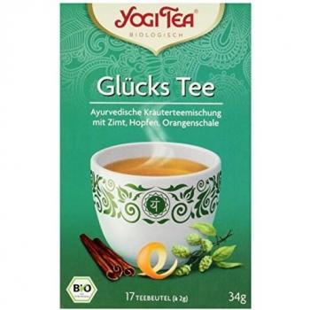 Yogi Tea Organic Happiness Herbal Infusion, 17 Sachets