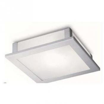 Plafón cuadrado Java de metal y cristal 3xE27 CRISTALRECORD PL10350007