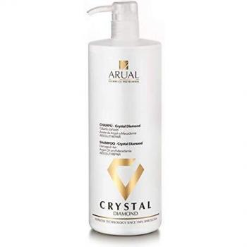 ARUAL Champú Crystal Diamond, Negro, 1000 Mililitros