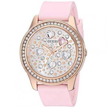 GUESS Women's Analog Watch with Silicone Strap GW0006L2