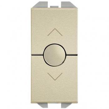 Interruptor de persianas Simon 270 con 3 posiciones y módulo estrecho