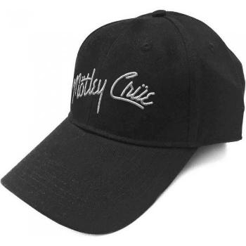 Gorra de béisbol unisex Motley Crue con logo negro, talla única