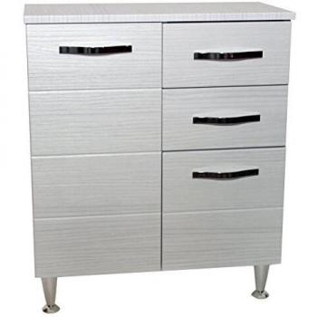 Base de Baño Antonella 2 Puertas y 2 Cajones 66x33x80 cm Blanco