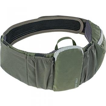 Riñonera de Hidratación Evoc Race Belt Verde Oscuro con Air Pad System para ventilación óptima, gestión de bolsillos bien pensada y cinturón flexible AIROFLEX