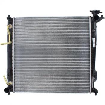 Radiador de refrigeración del motor NISSENS 67516, Aluminio, 485 mm, 482 mm, 18 Aletas soldadas