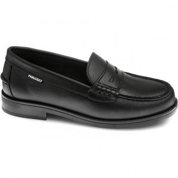 Mocasines de niña Pablosky 714910 de piel negros