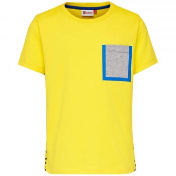 LEGO Wear Boy Tiger 328-T-shirt, Camiseta para Niños, Amarillo