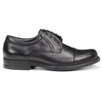 Fluchos Simon 8468 Zapatos de Vestir para Hombre, Piel, Cordones, Color Negro