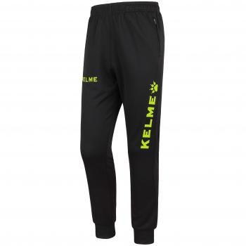 KELME Chandal Global Pantalón Largo, Niños, Negro/Lima, 6