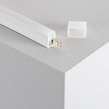 Perfil Flexible de Silicona Neón a Medida para Tira LED 12/24V hasta 10 mm - 6m
