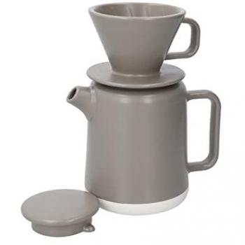 Juego de café vertedor de cerámica La Cafetière Sevilla, 4 tazas, en caja de regalo