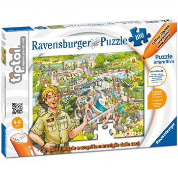 Puzzle Tiptoi El Zoo Ravensburger 100 Piezas