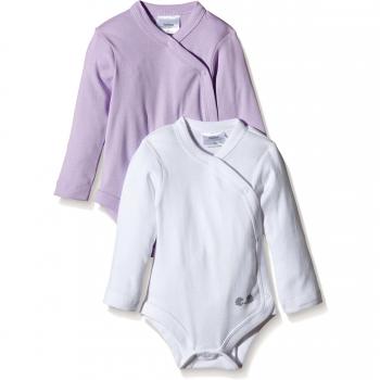 Twins Wickelbody, Langarm, uni - 2er-Pack - Body Bebé-Niños, Multicolor