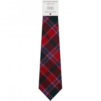 Mens All Wool Tie Woven Scotland - Dalziel Modern Tartan