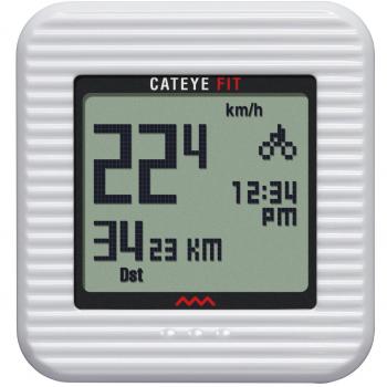 Cateye CC-PD100W Fit - Cuentakilómetros, color blanco