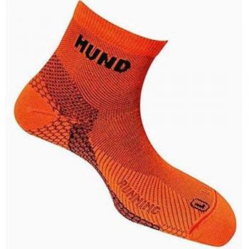 MUND SOCKS Calcetín técnico New Running Naranja, Talla XL