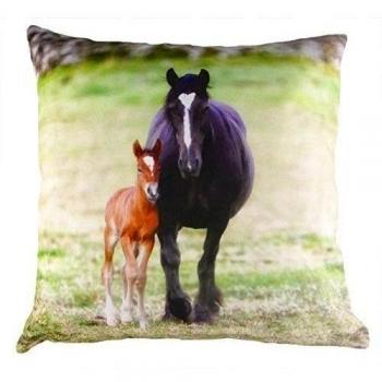 Villager Jim Me and My Mum Caballo y potro Cojín 43 cm x 43 cm