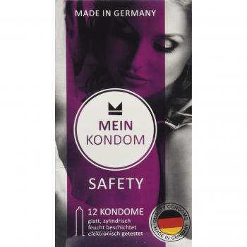 MEIN KONDOM Safety Condones - Paquete de 12 - Hecho en Alemania