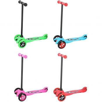 Patinete de tres ruedas para niños No Fear, características: diseño resistente, estructura ligera, manillar ajustable en altura, ruedas de alta calidad para mayor estabilidad y seguridad, freno trasero fácil de usar, adecuado para niños a partir de
