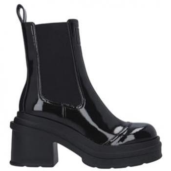 Armani Exchange Women's Black Chelsea Boots - Size 40 EU / 7 UK / 10 US - Casual Stylish Collection