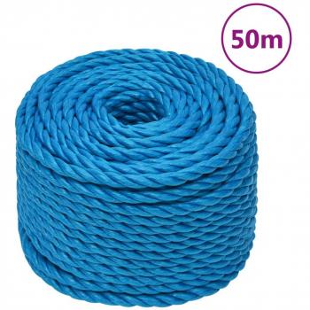 Cuerda de trabajo polipropileno azul 24 mm 50 m