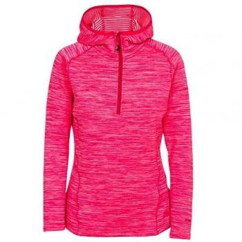 Trespass Mujer Romina 255 gsm cálido Forro Polar con Capucha, Mujer, Color Pink Lady Marl, tamaño Small