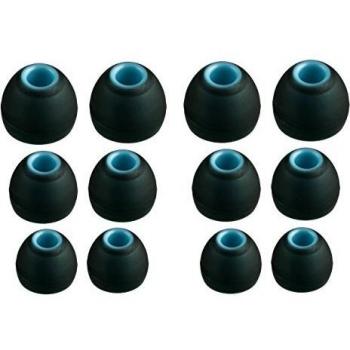 XCESSOR (S/M/L) 6 Pares (12 Piezas) de Reemplazo de Silicona en Auriculares intrauditivos Auriculares