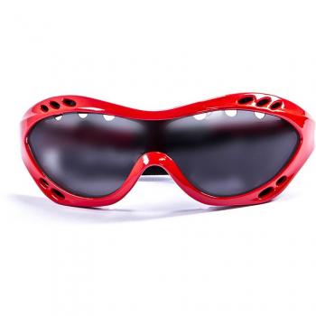 Ocean Sunglasses Costa rica - gafas de sol polarizadas - Montura : Rojo Brillante - Lentes : Ahumadas