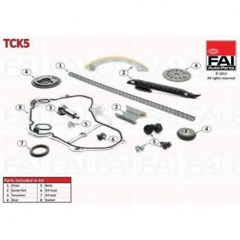 Kit de cadena de distribución FAI AutoParts TCK5