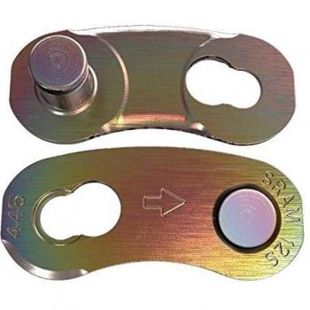 SRAM Uni Cadena Cierre Power Lock para Compartimento de 12 Caja de 50 Rainbow Cadena, Oro, 50